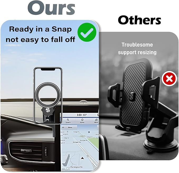 Car Phone Holder for Ford Explorer 2020 2021 2022 2023 2024 Accessories Apply to 10.1 Inch Touch Screen Fixed Clip MagSafe Passenger Cell Phone Mount Handsfree 360° Rotation