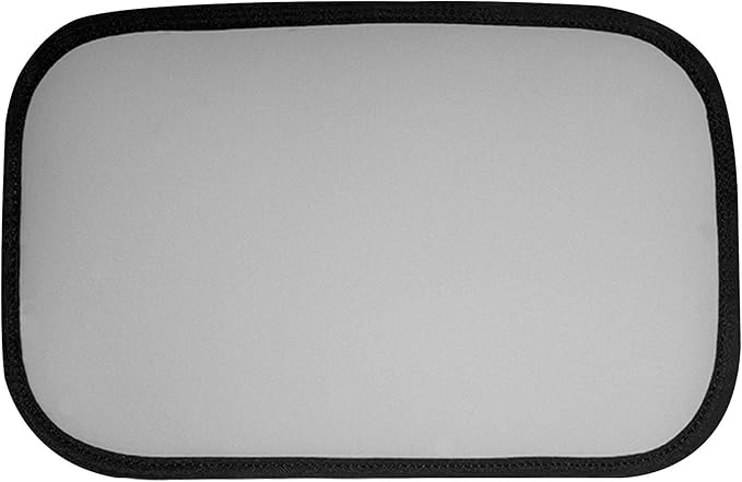 FH Group Neosupreme Gray Flat Pattern Center Console Pad – Water-Resistant Armrest Cover Protector for Cars, SUVs & Trucks