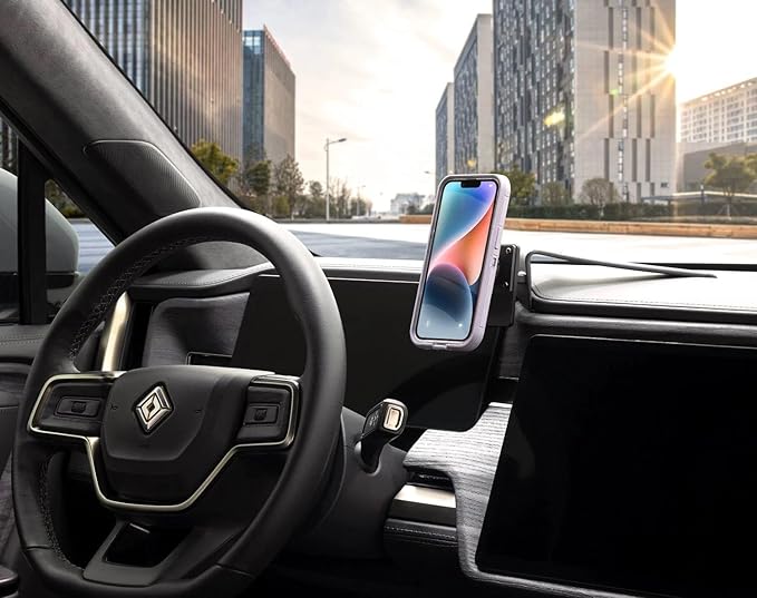Scosche MagicMount Pro2 Magnetic Car Cell Phone Holder with AMPS Mounting Plate for Scosche/ProClip Vehicle Specific Mount Bases, Phone Stand Compatible with MagSafe, iPhone, Samsung