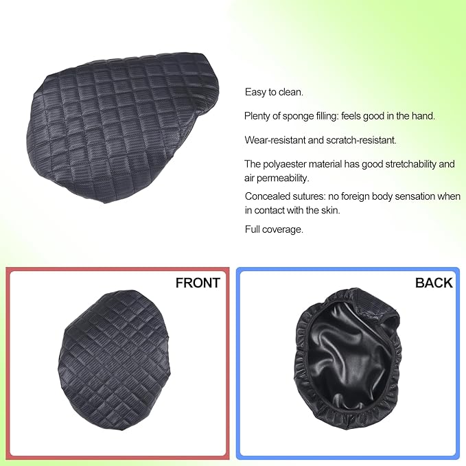 Center Console Cover Pad for Chevrolet Corvette C7 2014-2019 Accessories, Console Arm Rest Lids Cover Mat, Car Armrest Seat Box Cushion Protector, Armrest Pillow, Auto Armrest Cover (Leather_A)