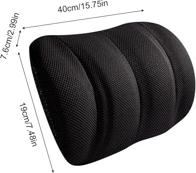 1 Piece Automotive Seat Lumbar Support Pillow for Honda Civic Sedan/Coupe/Type R/Insight 2016-2021, Driving Lower Back Cushion Ergonomic Orthopedic Posture Rest