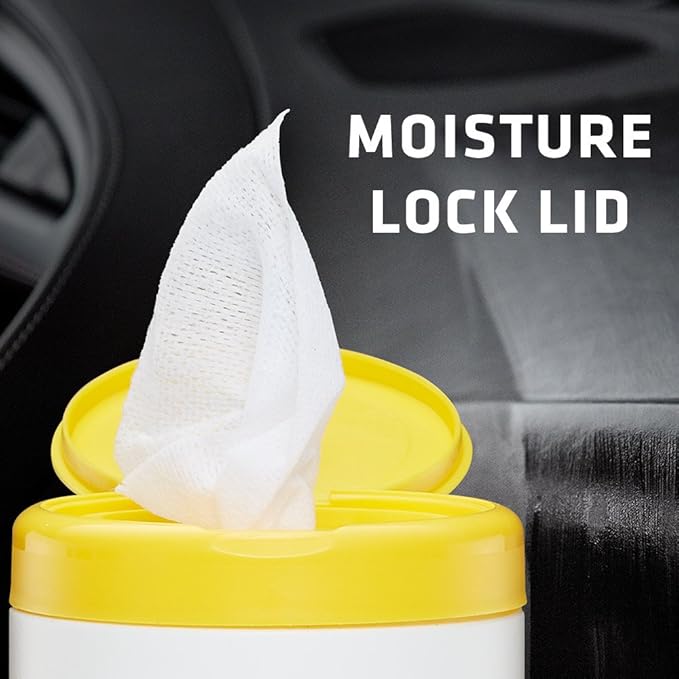 Armor All Interior Cleaner Wipes | For Leather | 20 Count | Pack of 2 | For Vehicles