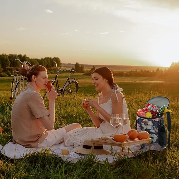 Camping Cooler Backpack 30 45 Cans, Soft Backpack Coolers Insulated Leak Proof Travel Cooler Bag Waterproof Lunch Picnic Beach Work Trip Thermal Bag Drink Beverage Beer Bag Cooler