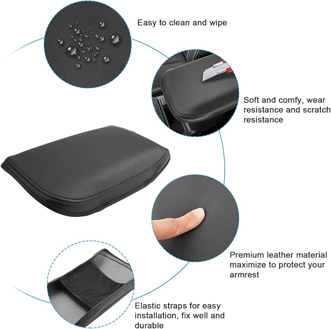 SXCY for 2026 Subaru Outback Armrest Cover for 2026 Subaru Outback Accessories 2026 Outback Center Console Cover 2026 Outback Middle Console Cover (Thin Cover)