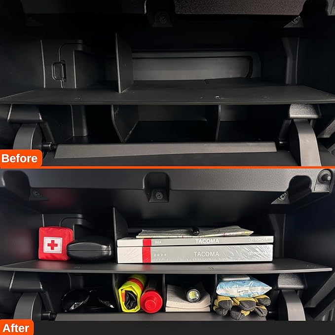Vehicle OCD - Glove Box Organizer for Toyota Tacoma (2016-2023) - Made in USA - SLX144
