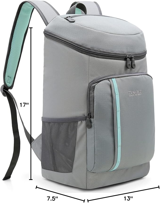 TOURIT Cooler Backpack 30 Cans Lightweight Insulated Backpack Cooler Leak-Proof for Men and Women