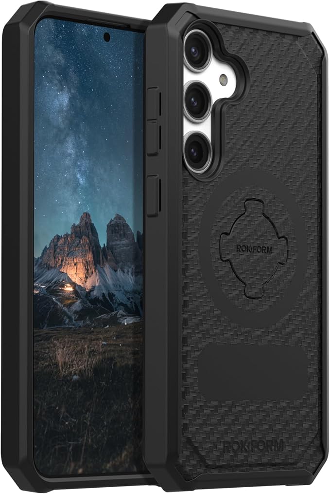Rokform - Galaxy S24 Plus Case, Rugged Series, Magnetic Case with Twist Lock, Drop Tested Armor (Black)