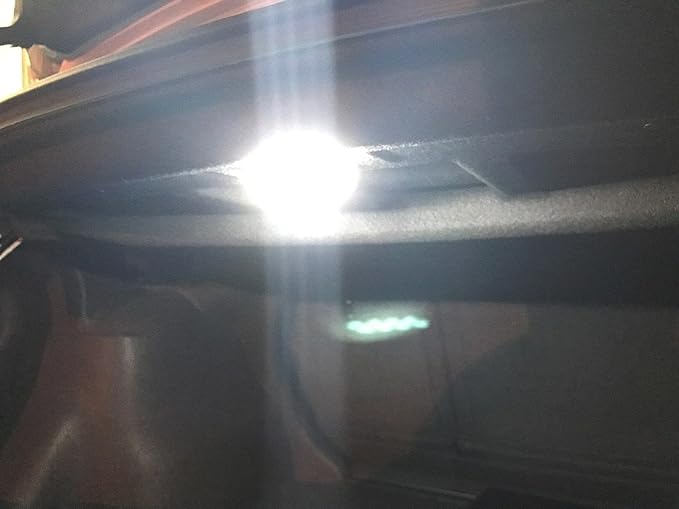 iJDMTOY Super Bright 2W High Power Xenon White Full LED Trunk Cargo Area Light w/Switch Compatible with Lexus, Compatible with Toyota, Powered by 18-SMD LED Diodes