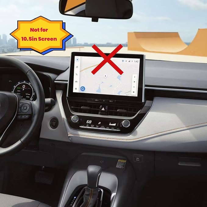 Phone Holder for Toyota Corolla 2026 2025 2024 2023 2022 2021 2020 & Corolla Cross 2022-2026 Accessories: (Fits 8 inch Screen)(Compatible with MagSafe) Magnetic Cell Car Mount for iPhone Samsung