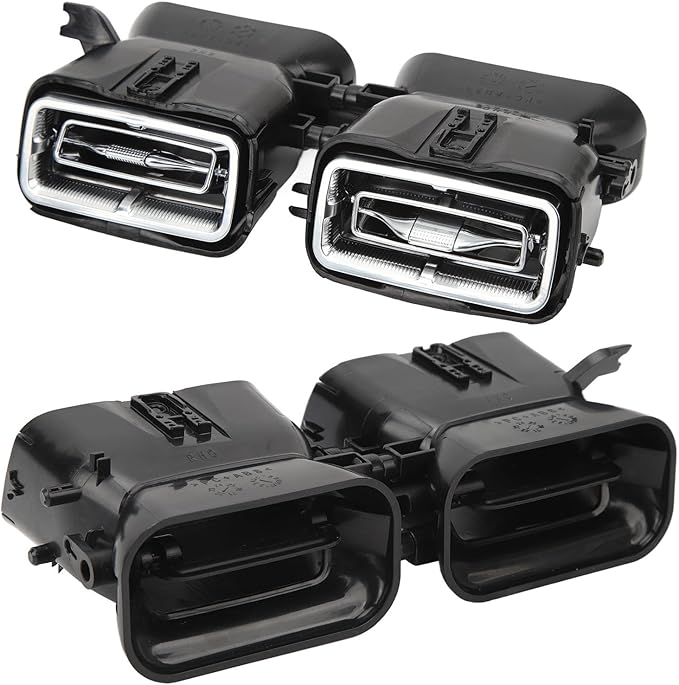 Air Vent Ambient Light, 4 Pcs 64 Color Front LED Turbine Air Vent Ambient Light Kits for GLE GLS‑Class W167 X167 2020 and Up