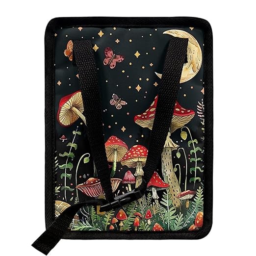 BIGCARJOB Mushroom Car Garbage Can Hanging Cute Trash Bag for Back Seat Auto Interior Storage Bags Car Trash Interior Accessories for Womens