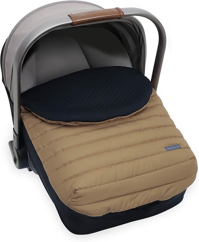 Little Unicorn Winter Car Seat Cover | Premium Insulated Fabric | Universal Fit & Easy to Install | Travel Bag Included (Ginger)