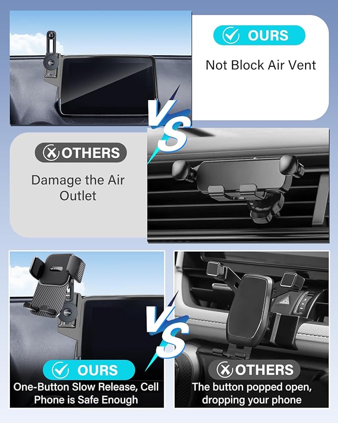 SKYLOTEC Phone Mount for BMW X5 X6 2024 2025 2026/X7 2023 2024 2025 2026 Accessories 14.9-Inch Screen Fixed Clip, Automobile Cradles Car Phone Holder, Cell Phone Base Not Block Air Vent