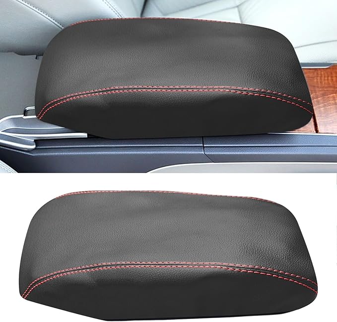 Compatible with Center Console Armrest Cover for Toyota Camry 2007 2008 2009 2010 2011 Leather Arm Rest Storage Box Lids Cushion Protector Pad
