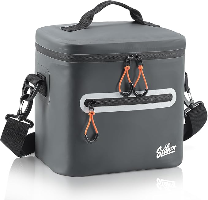 Soft-Sided Cooler Bag, 7/16/30 Can Insulated Lunch Box, Waterproof, Leak-Proof, Portable Lunch Bag for Work, Beach, Drink, Travel, Camping, Picnic