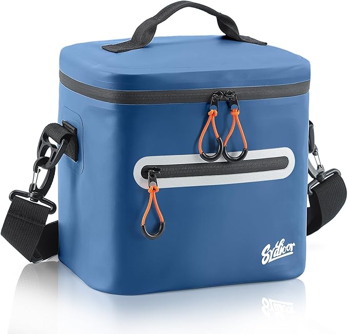 Soft-Sided Cooler Bag, 7/16/30 Can Insulated Lunch Box, Waterproof, Leak-Proof, Portable Lunch Bag for Work, Beach, Drink, Travel, Camping, Picnic