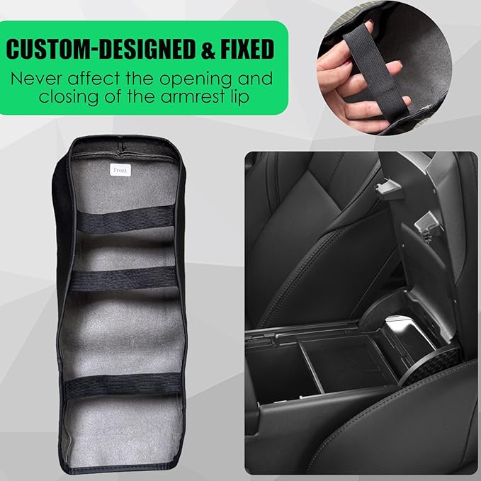 Center Console Cover for Toyota Avalon 2013-2018, Leather Middle Console Cover Scratch-Resistant & Stylish Upgrade for Toyota Avalon 2013 2014 2015 2016 2017 2018 Interior Accessories