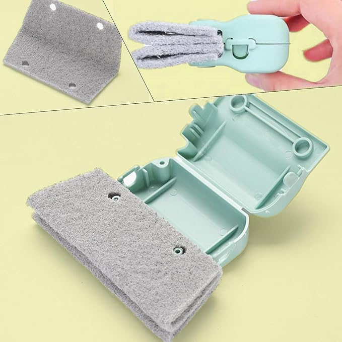11Pcs Window Track Cleaning Tools, Groove Gap Cleaning Brush Kit, Deep Cleaner for Door Tracks, Sliding Doors, Tile Lines and Shutter