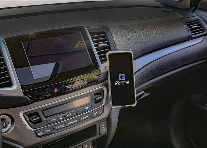 Course Motorsports DirectFit Phone Mount - Magnetic or for Honda Pilot, Passport, Ridgeline (2016 - Present) - Magsafe Compatible Magnetic Head