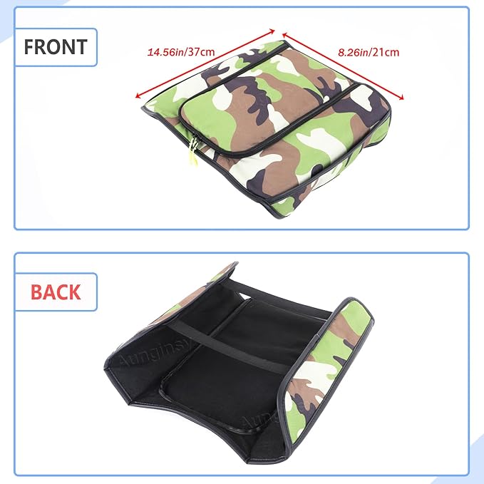Upgrade Center Console Armrest Cover Compatible with Toyota Tundra 2022+ Sequoia 2023+ Leather Middle Console Cushion Lid Pad Anti-Scratch Armrest Seat Box Cover With Pocket Storage Bag Accessories