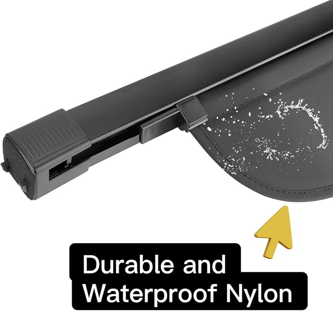 Cargo Cover Retractable Fit for Audi Q7 2016 2017 2018 2019 2020 2021 2022 2023 Retractable Trunk Rear Security Cover Trunk Cover Luggage Security Shield Shade