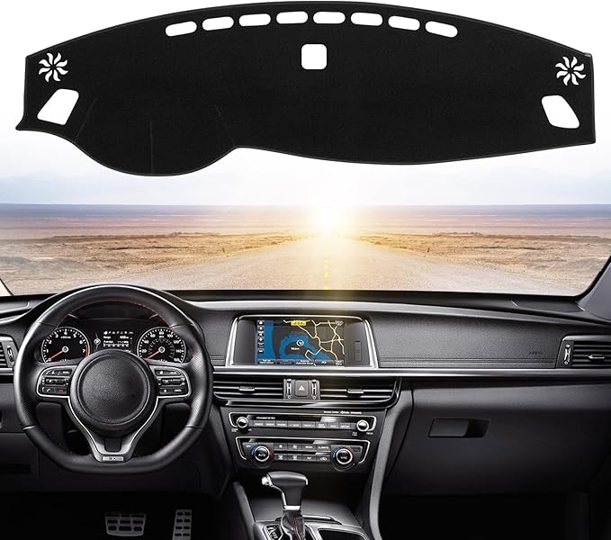 Dashboard Dash Cover Mat Carpet Compatible with 2016 2017 2018 2019 2020 Kia Optima