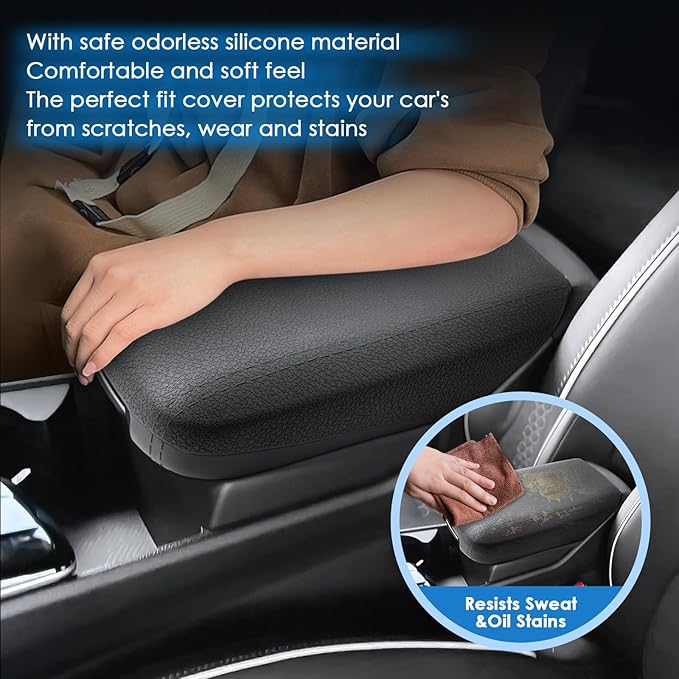 2025-2026 Sportage Center Console Cover&Hidden Storage (2-in-1 Dual Function)(LX/EX/X-Line/SX/SX Prestige/X-Pro/X-Pro Prestige), Durable&Waterproof Silicone Cover 2025 Sportage Accessories