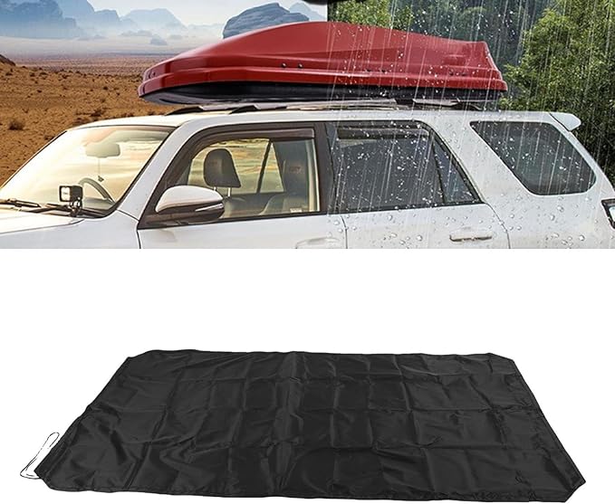 Car Roof Top Bag, Rain Cover Roof Top Luggage Cover 210D Oxford Cloth for SUV Travel Trailer Compact Storage (170 * 145cm)