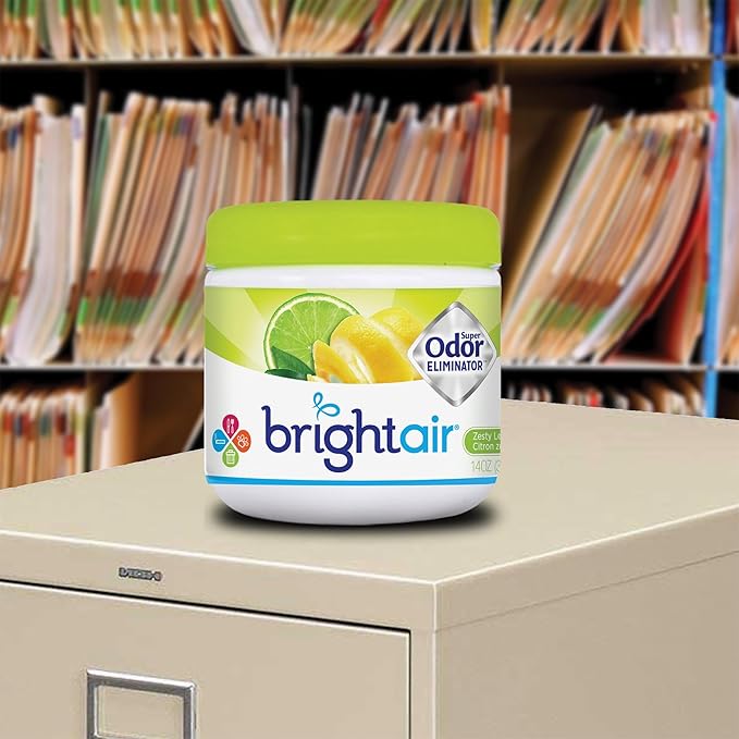 Bright Air 900248 Zesty Lemon and Lime Scent Air Freshener, 1 Pack