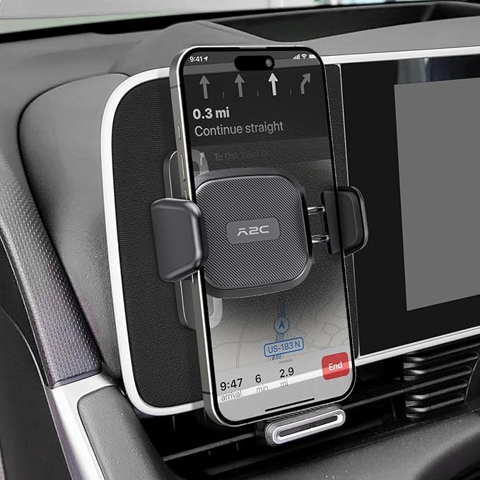 A2C Phone Mount for Ioniq 5, Magnetically Attaches Metallic Dashboard for 2024 Hyundai Kona, Sonata, Ioniq 5 (2025-2022), Ioniq 5 Phone Mount Compatible with 4.7”-6.9" Smartphones