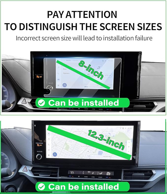 Car Phone Holder for 2025 2026 Toyota Sienna Accessories Apply to 8/12.3 Inch Screen Fixed Clip Magnetic Cell Phone Mount Hands-Free 360 Degree Rotation with Dashboard Storage Tray