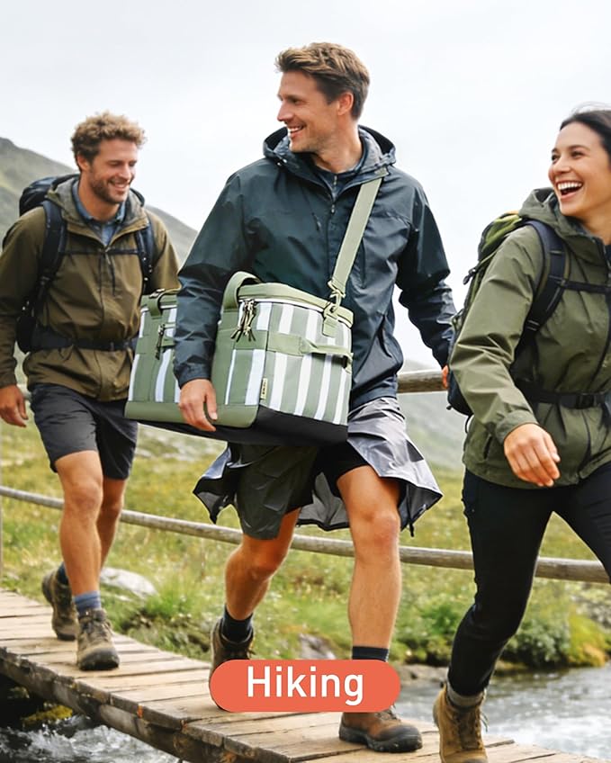 TOURIT Soft Sided Cooler Bag Insulated 48/60 Cans, Large Collapsible & Leakproof Ice Chest for Picnic, Beach, Camping, Travel
