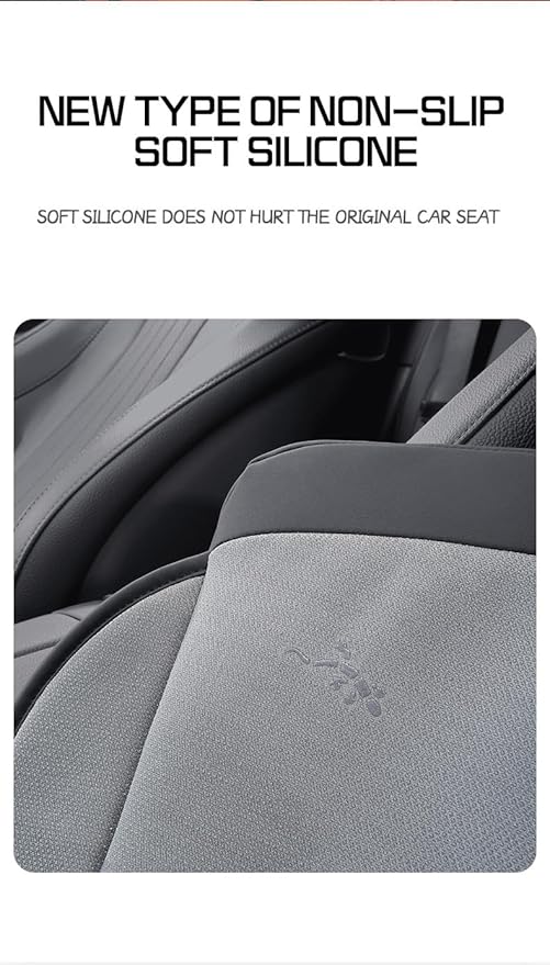 Car Seat Cushion Fit for BMW Accessories Front and Rear Seat Pad for Car Driver Seat Office Chair Black(1PC)