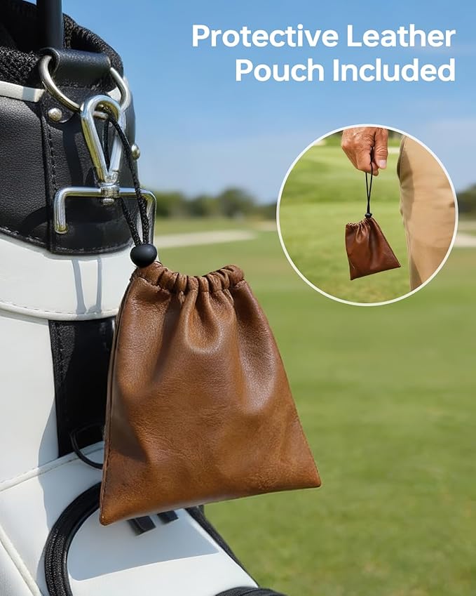 Magnetic Golf Cart Phone Holder Compatible with iPhone 12-17, Golf Accessories for Men, Photography-Friendly T-Shape Design Strong Magnetic Phone Caddy with 360° Adjustable Ball Head, Golf Gifts