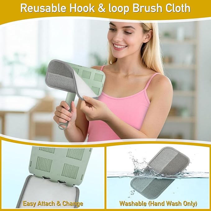 Pet Hair Remover – Reusable Lint Remover for Dog and Cat Hair Electrostatic Lint Brush Magic Pet Hair Removal Tool for Clothes, Couch, Carpet, Car, Rugs, Bedding, Fabric Furniture