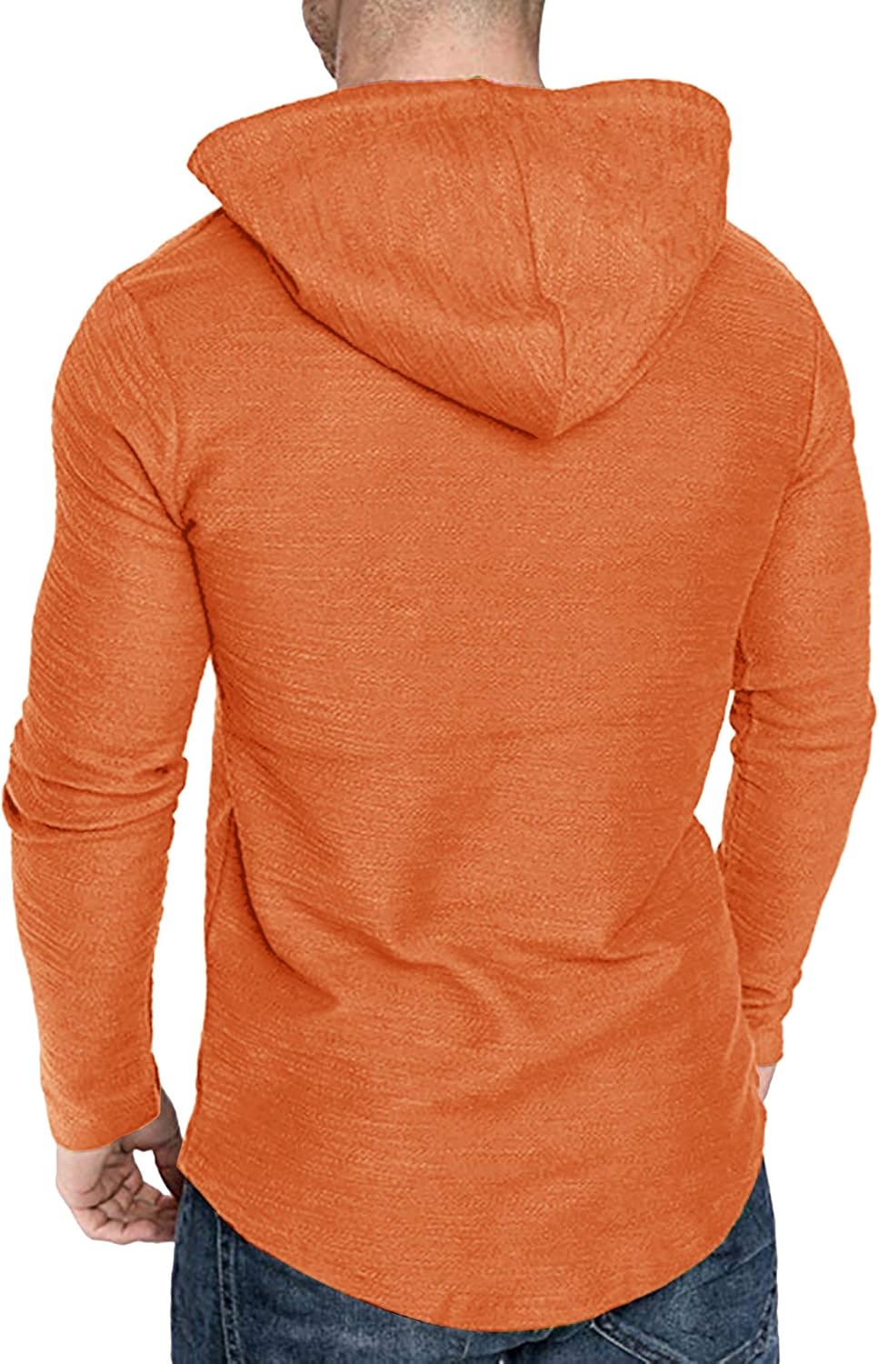 Lexiart Mens Fashion Athletic Hoodies Sport Sweatshirt Solid Color Fleece Pullover