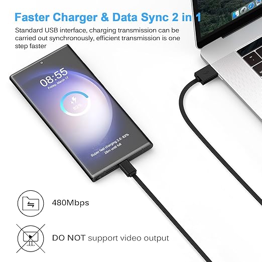5Pack Retractable Car Charger USB C Cable Android Phone Charger Fast Charging Cord 3.3FT for iPhone 17 Pro Max 16e 15,Samsung Galaxy S26 Ultra/A17/A36/A37/A57/A56/S25FE/A16/A54/S24/Z Fold7,Pixel 10a 9