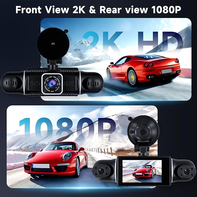4 Channel Dash Cam Front and Rear Inside 360° Dash Camera for Cars 4 Channel Dash Cam Front and Rear Inside,IPS 4K/2K Dash Camera WiFi APP,G-Sensor 24/7 Parking Mode,170° Loop Recording