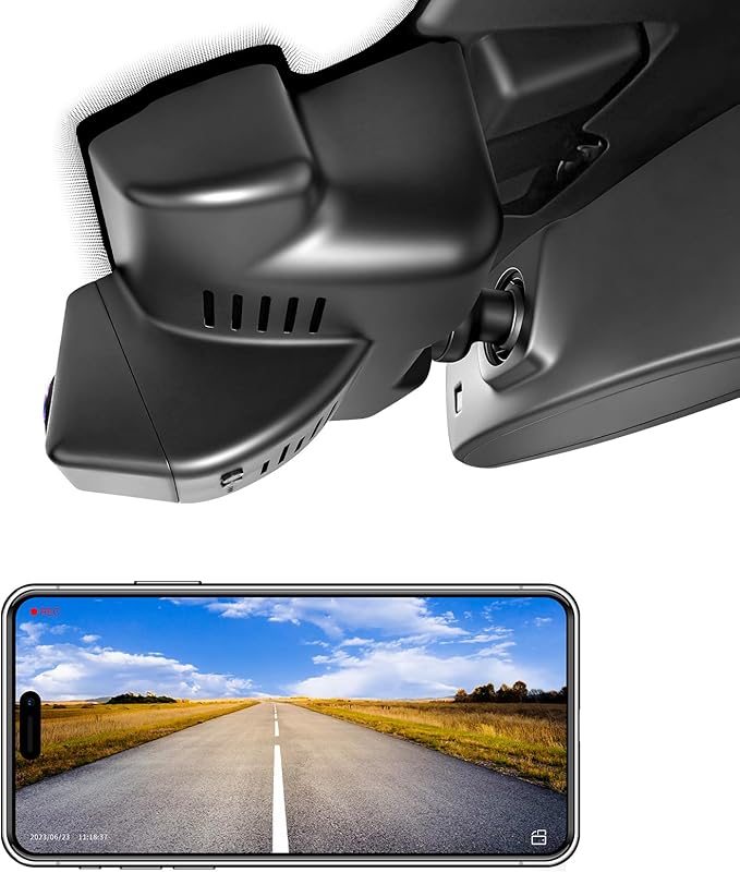 Mangoal 4K Dash Cam Custom fit for Subaru Crosstrek 2024 2025 2026(Model B),Base Limited Premium Sport Wilderness etc, Integrated OEM Look, UHD 2160P Video, App & WiFi, 64GB Card