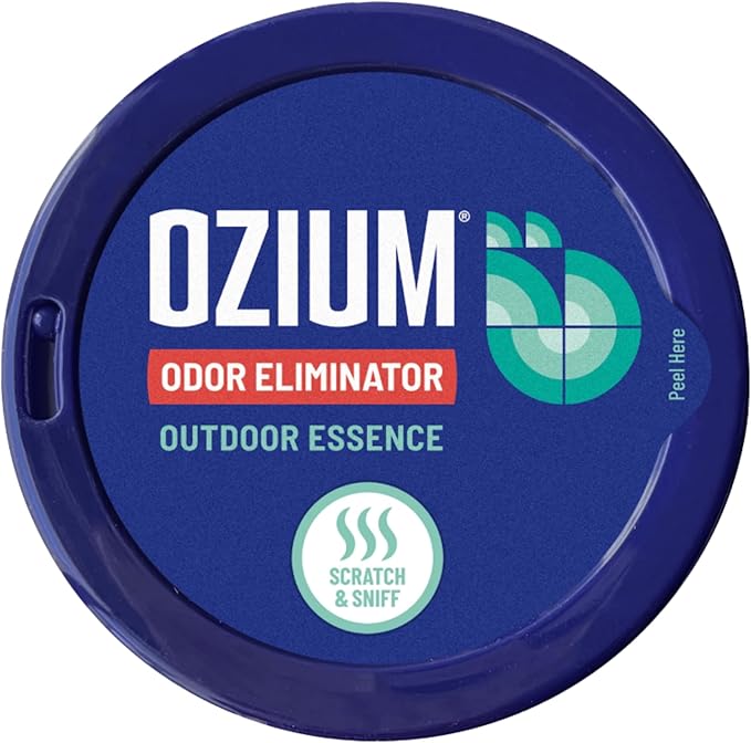 Ozium 4.5 Oz. Odor Eliminating Gel for Homes, Cars, Offices and More, Outdoor Essence, 2 Pack