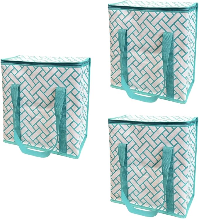 DURASACK Medium Insulated Food Delivery Bag – 13"x7"x13" Reusable Thermal Tote for Hot & Cold Meals – Portable, Foldable Meal Carrier for Takeout, Grocery, and Personal Use