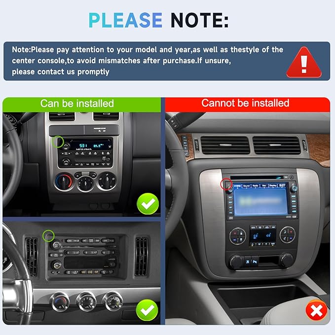 Car Stereo for Chevrolet Chevy Silverado Impala Tahoe GMC Sierra Yukon Hummer 2+64G Car Radio 5G WiFi Wireless Carplay Android Auto,7“ IPS,GPS,FM,SWC,Bluetooth,Backup Camera Plug-and-Play