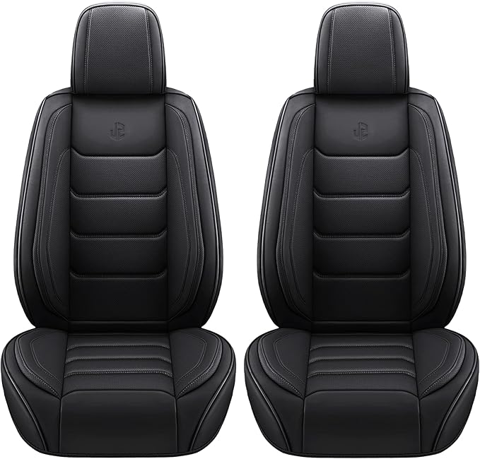 Full Coverage Faux Leather Car Seat Covers Full Set,Automotive Seat Covers for Cars,SUVs Pick-up Truck, Car Seat Cushion, Black Seat Covers,Front Seat Cover,Car Seat Protector