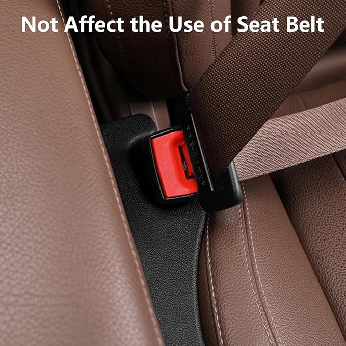 Car Seat Gap Filler Organizer - No Drop Seat Guard, Side Gap Filler for Car, SUV, and Trucks, 2 Pack, Black - Prevents Items from Falling, Extra Storage Space, Easy to Install, Durable & Eco-Friendly