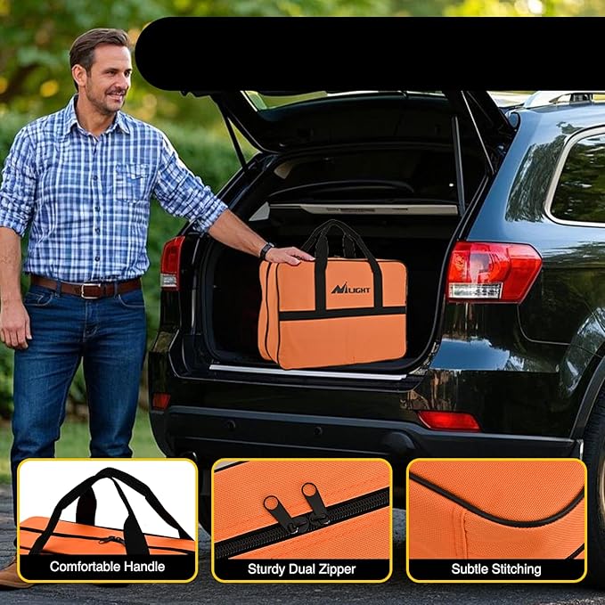 Nilight Car Emergency Kit with Jumper Cable Air Compressor Tire Repair Essential Tools First Aid Alligator Connector Electrical Kit for Travel Camping Outdoor Cars Truck SUV RV