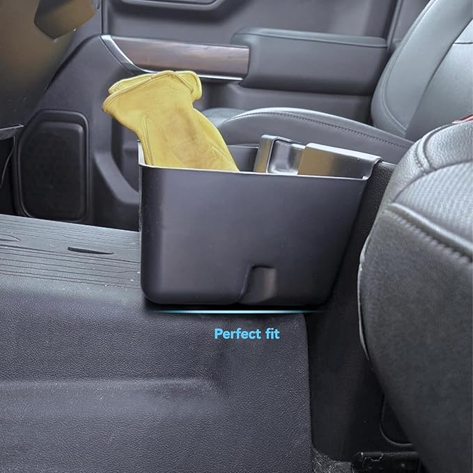 Large-Capacity Hanging Tray for 2019-2026 Chevy Silverado/GMC Sierra 1500, 2020-2026 Silverado/Sierra 2500HD 3500HD Accessories Center Console Organizer (Applicable only to Split Bench Seat)