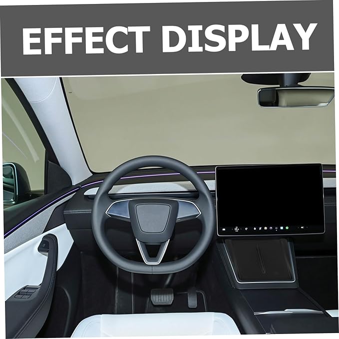 Y Center Console Wireless Charging Pad Non-Slip Silicone Mat Car Interior Accessory Easy Install