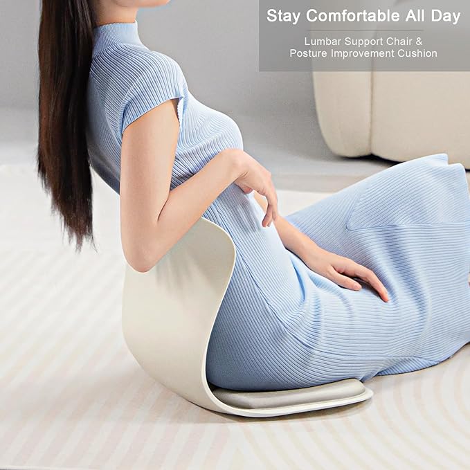 Posture Support Cushion - Lumbar & Back Support for Office Chair, Car Seat, Sofa, Ergonomic Chair & Back Cushion Back Support (04)