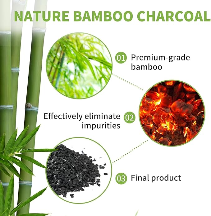 CLEVAST 16 Pack Activated Bamboo Charcoal Odor Absorber - Air Purifying Bags(8x100g, 8x50g), Natural Fresh Deodorizer and Moisture Eliminator for Home, Closet, Car Air freshener