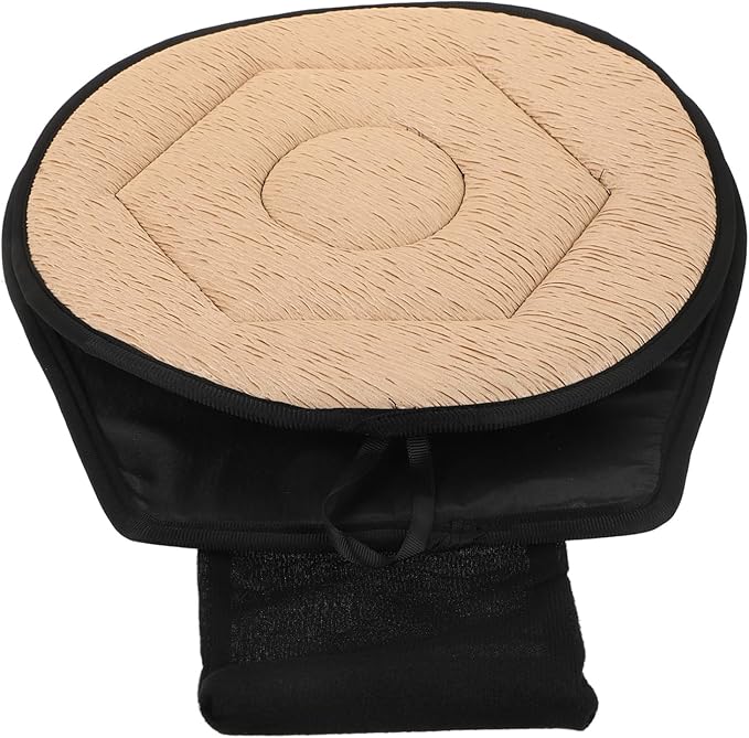 Angoily 360degree Rotating Car Seat Cushion Lumbar Support Non-Slip for Elderly Pregnant Women Home Office